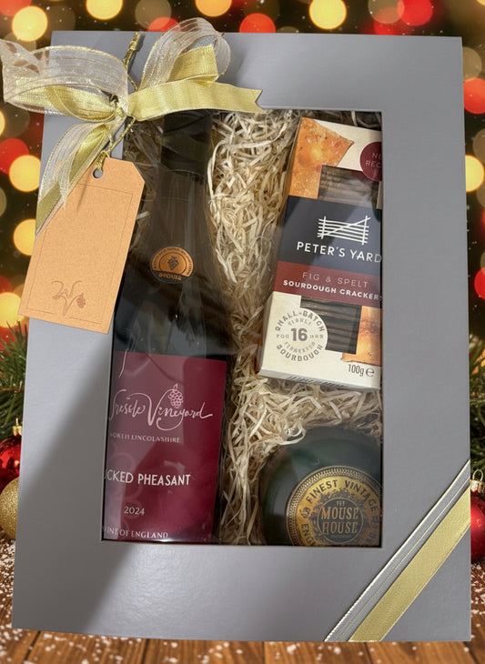 Christmas Wine & Cheese Hamper