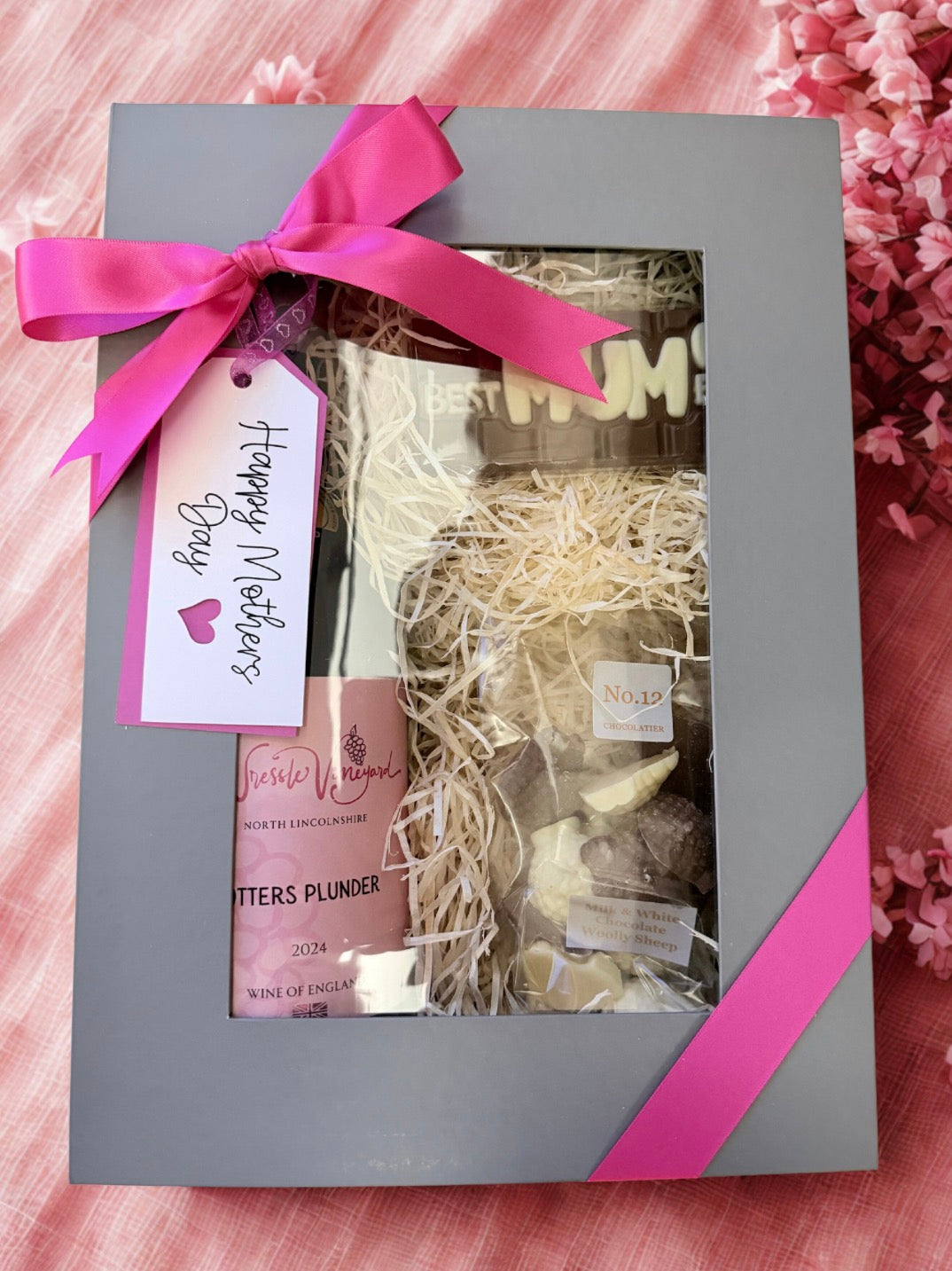 Mothers Day Wine & Chocolate Gift Box