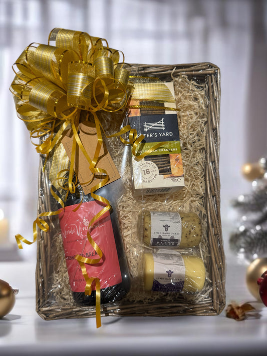 Christmas Wine & Cheese Hamper